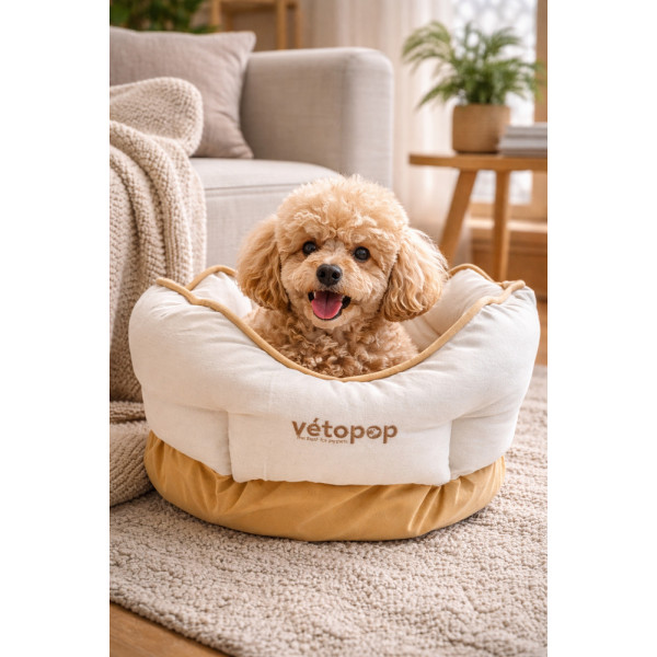Eco-designed comfort dog and cat basket