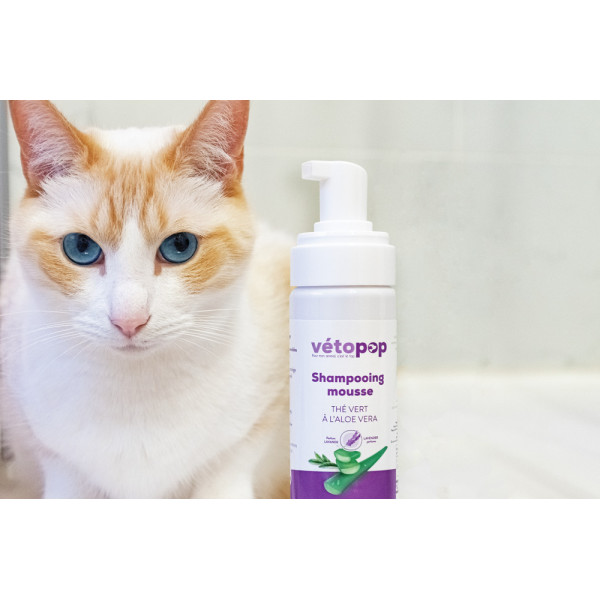 Shampoing physiologique pour chien et chat – Version mousse ou liquide