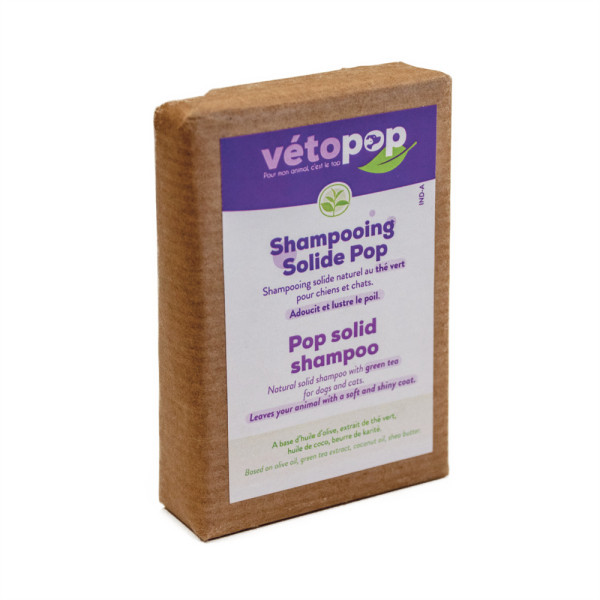 Shampoing solide bio pour chien et chat