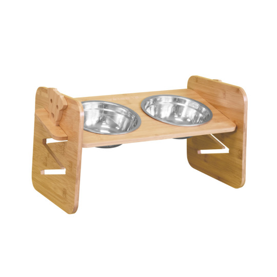 Gamelle surélevée ajustable pour chien et chat