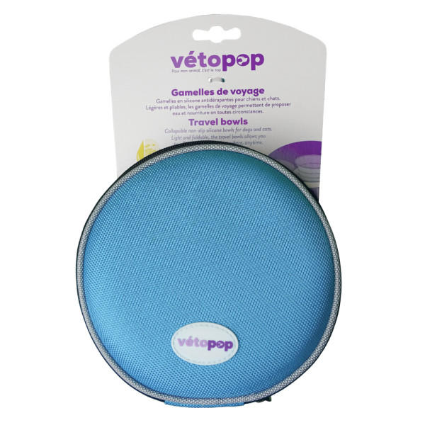 Gamelle de voyage pliable pour animaux