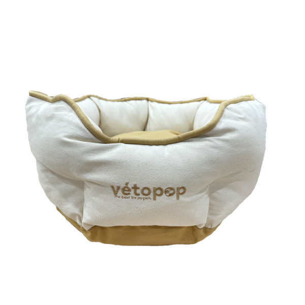 Eco-designed comfort dog and cat basket