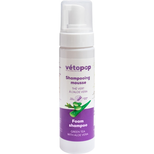 Shampoing physiologique pour chien et chat – Version mousse ou liquide