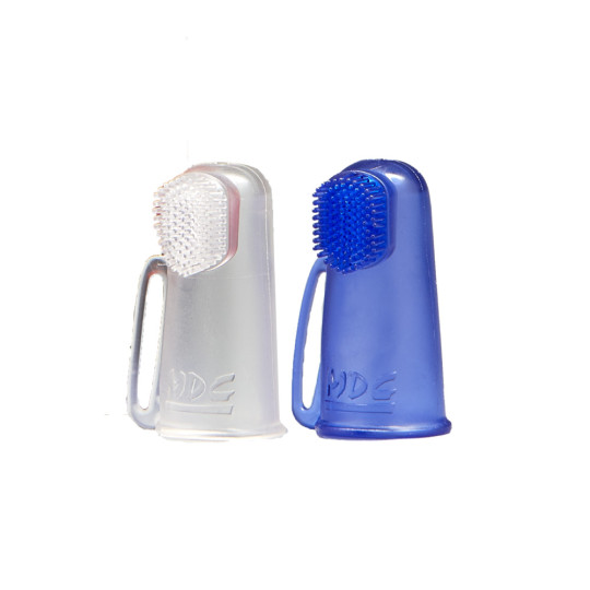 Brosse à dents aux doigts pour chien et chat