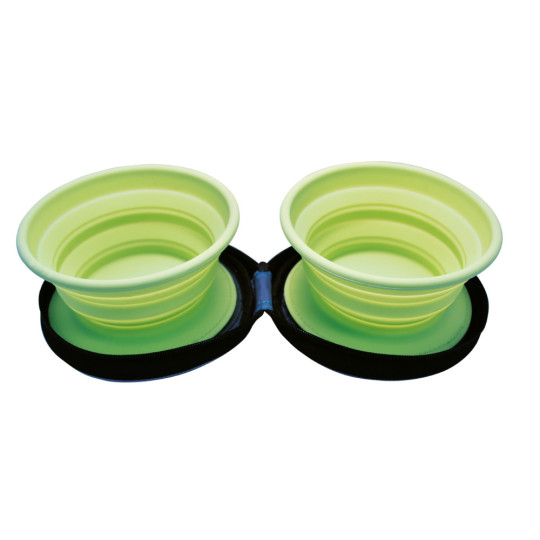 Gamelle de voyage pliable pour animaux