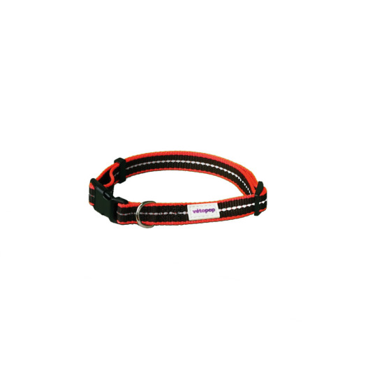 Adjustable Black Dog Collar