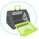 Cage de transport pliable pour petits animaux